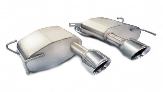 2.5 Inch Axle-Back Sport Dual Exhaust 4.5 Inch 11-15 Cadillac CTS-V Coupe 6.2L V8 Stainless Steel Corsa Performance