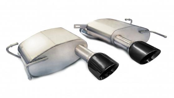 2.5 Inch Axle-Back Sport Dual Exhaust 4.5 Inch 11-15 Cadillac CTS-V Coupe 6.2L V8 Stainless Steel Corsa Performance