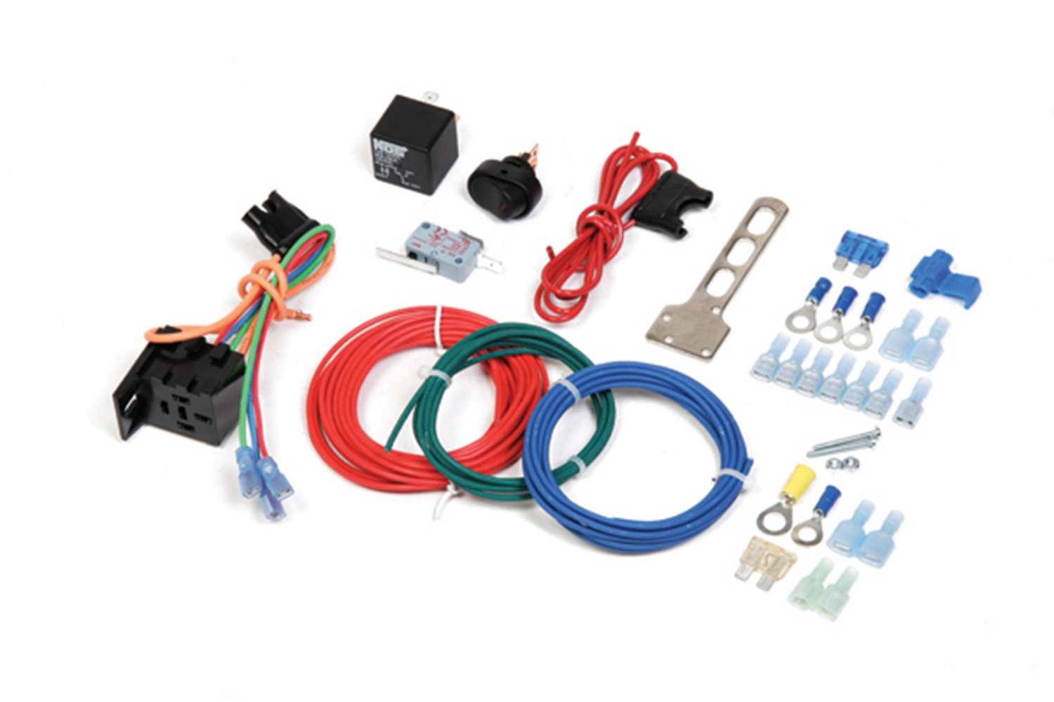 Nitrous Oxide Injection System Kit, NOS Switches, wiring, misc electrical, KIT; ELECTRIC PACK SINGLE STAGE