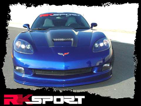 Chevy Corvette C6 Front  Valance, Urethane, Fits all 05-13 models except Z06