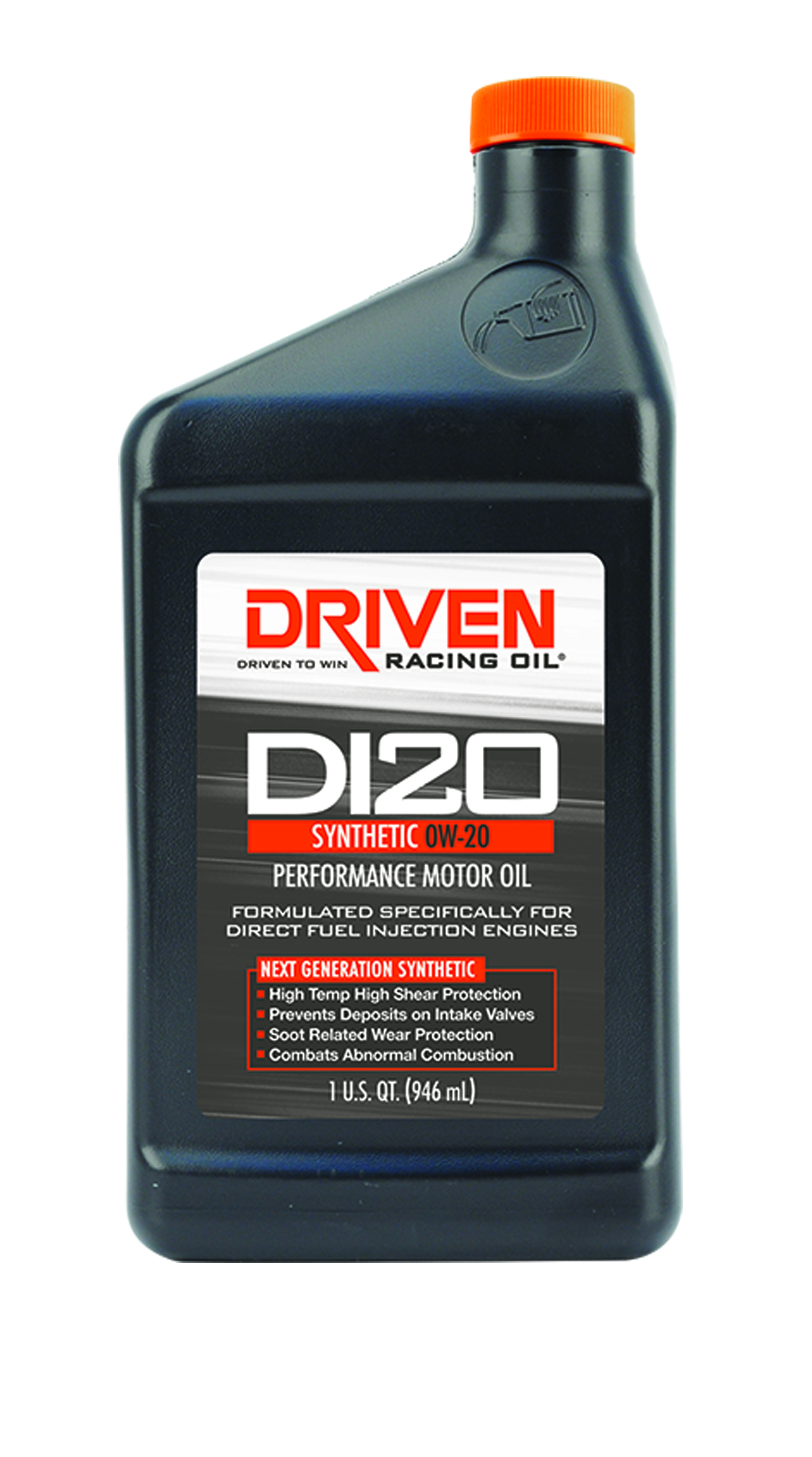 Driven Oil DI20 0W-20 Synthetic Direct Injection Engine Oil - 1 Quart Bottle JGP18206