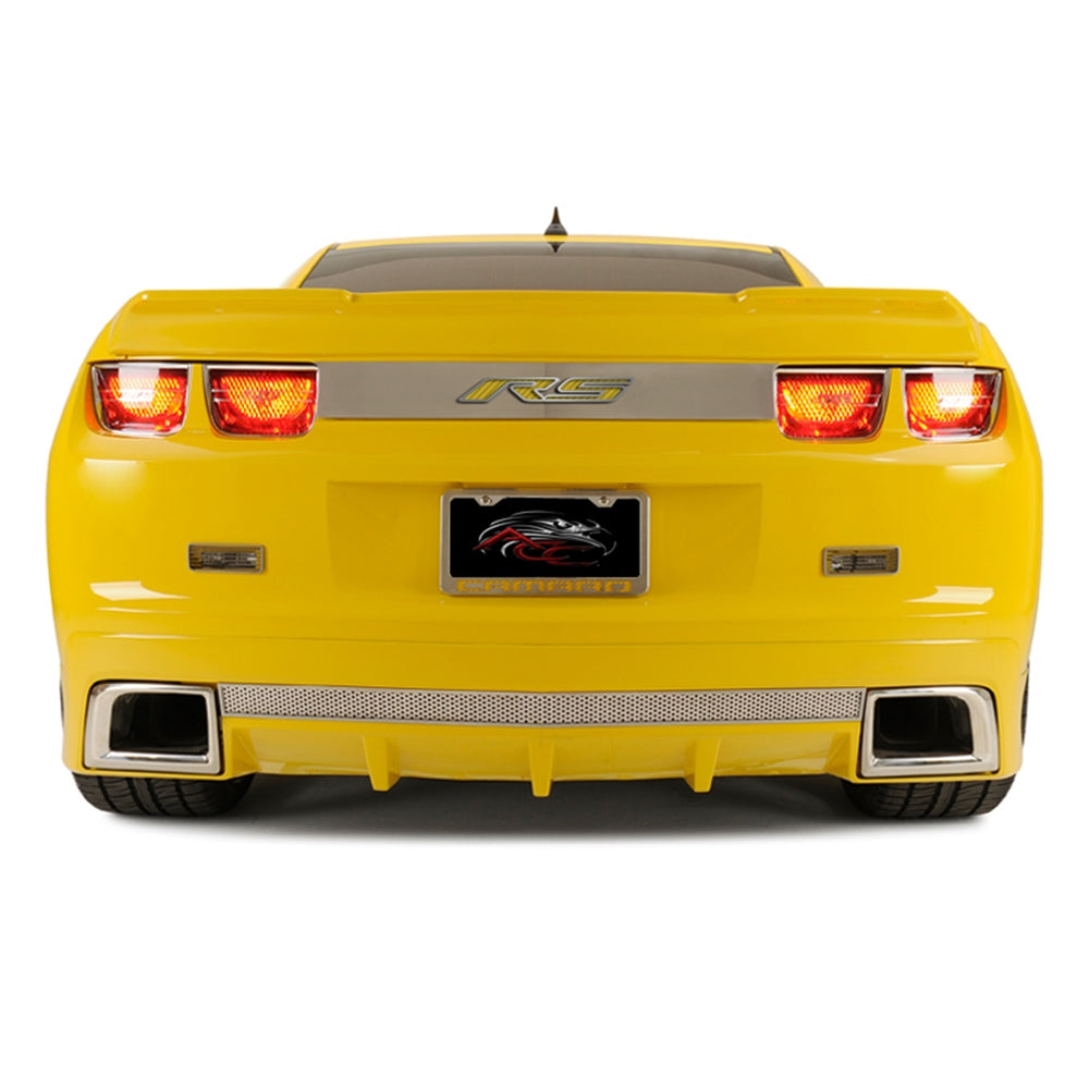2010-2013 Camaro Trunk Lid Plate w- "RS" Carbon Fiber inlay