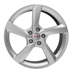 C7 Corvette Stingray, GM OEM,19/20 Inch Tire and Wheel Pacakage (5YV)  C7114 5 Spoke SIlver Painted