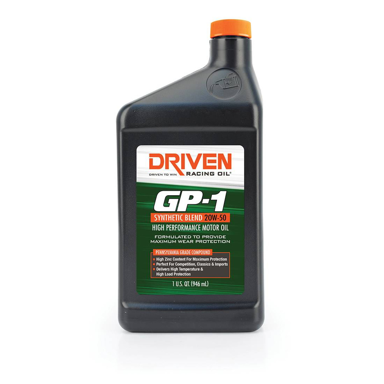 Driven Oil GP-1 85W-140 Conv Gear Oil, Quart JGP19140