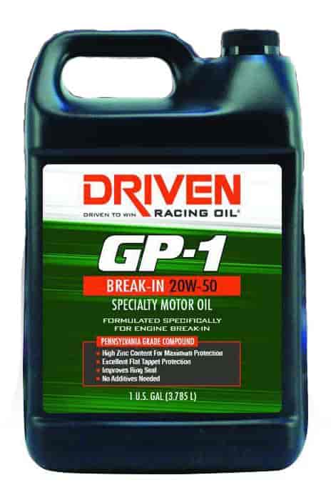 Driven Oil GP-1 Conventional Break-In 20W-50 Gallon JGP19556