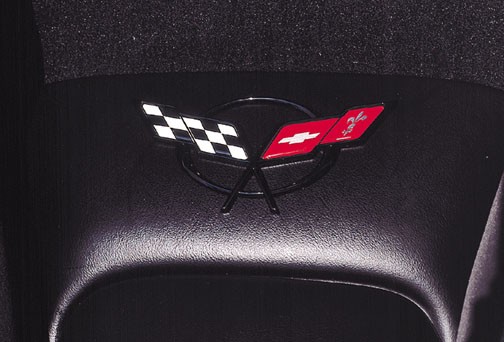 C5 Corvette Waterfall Emblem, OEM GM also fits Rear Deck