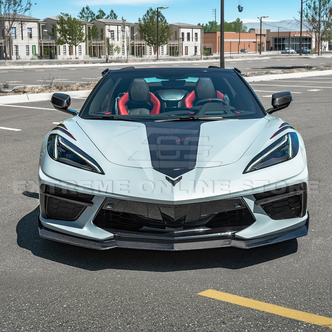 20-25+ C8 Corvette EOS  Front Splitter [5VM Package]  Version 1-PIECE