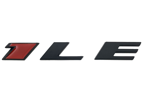 16-22+ Camaro Matte Black & Red "1LE" Emblem(s)