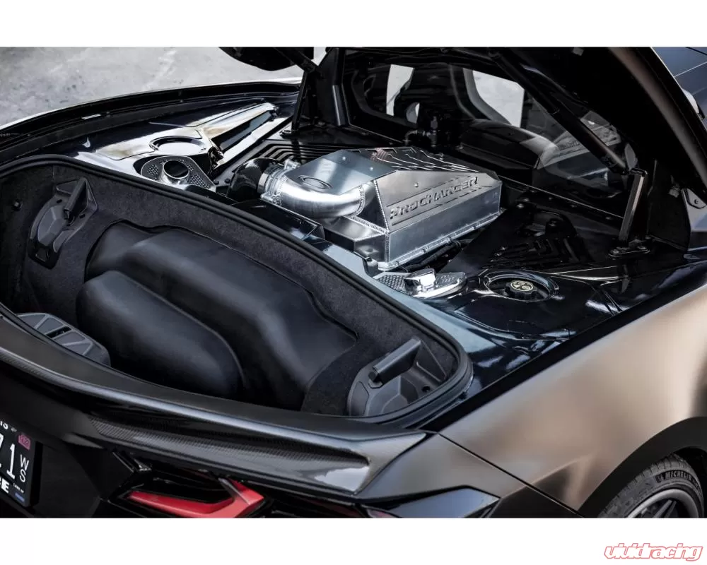 ProCharger Satin Finished H.O. Intercooled System with P-1SC-1 Chevrolet Corvette C8 LT2 2020-2024