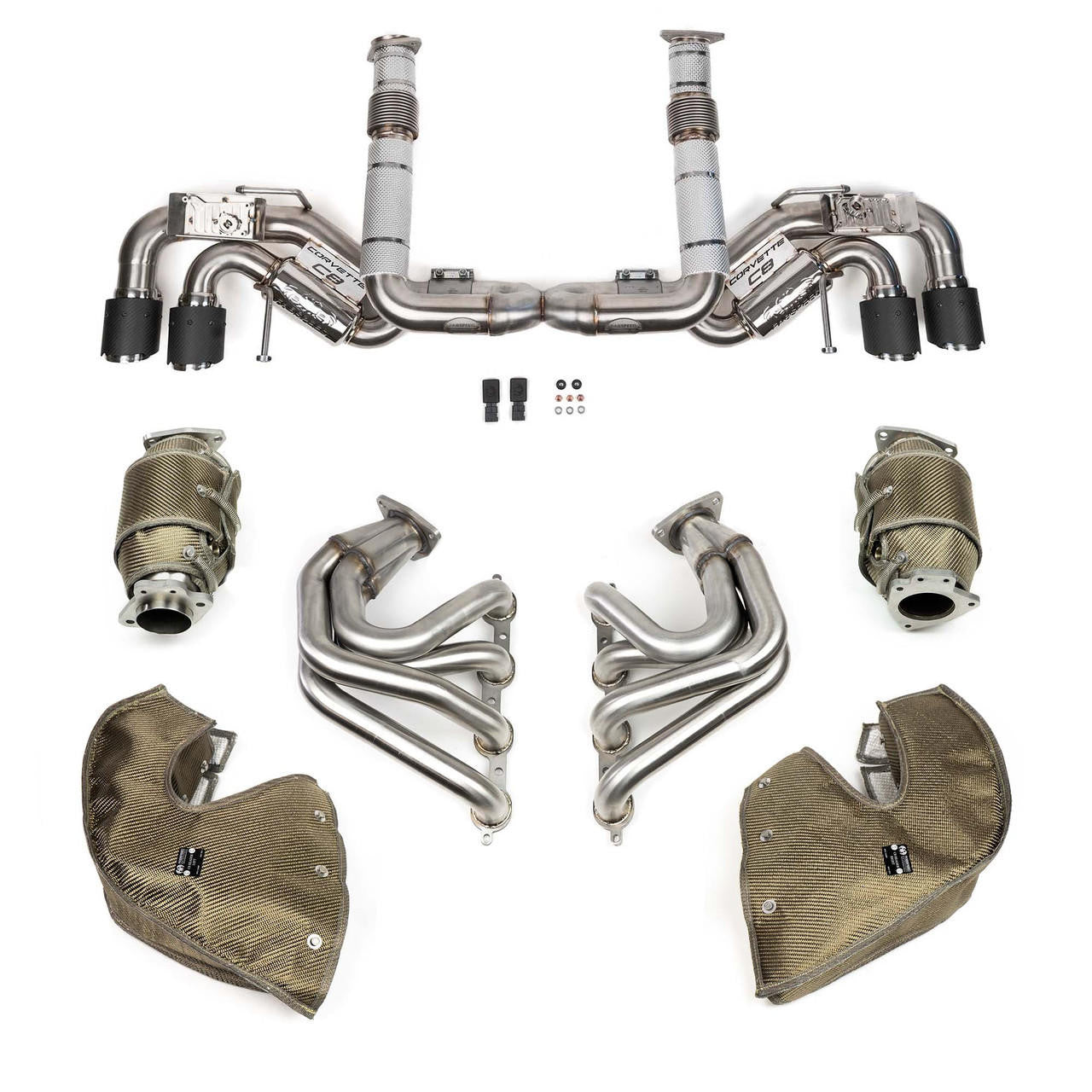 EOS C8 Corvette Stingray Street Performance - Supersport Exhaust, Satin Black