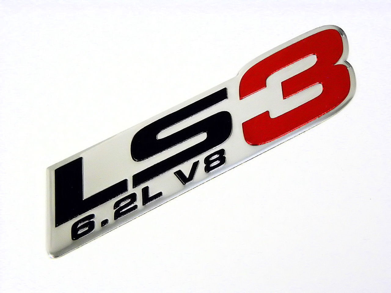 Billet Aluminum ZR1 Style LS3 6.2L V8 Emblem Plate Fender Badge