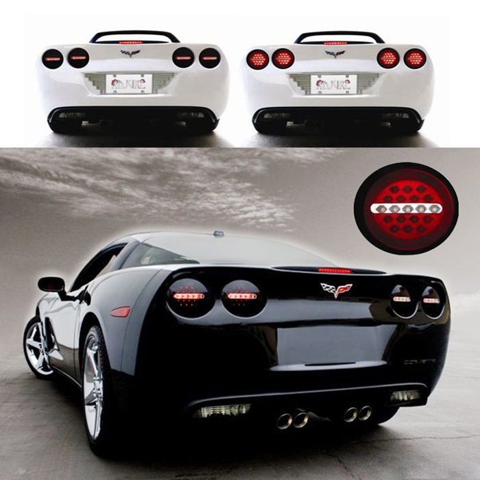 C6 Corvette and Z06 Rear LED Taillights Assembly