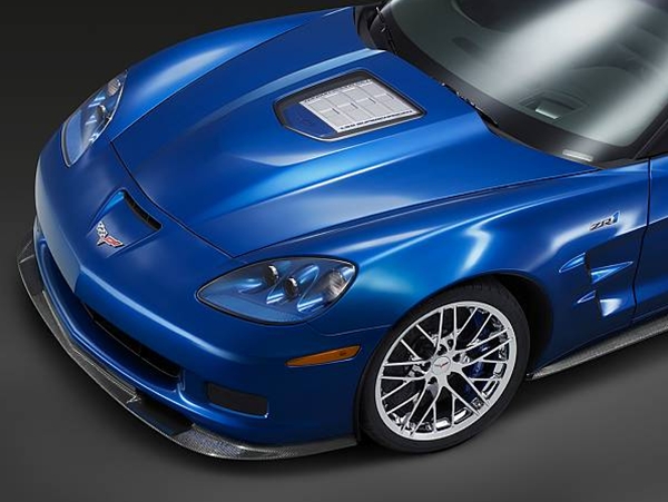 C6 Corvette C6/ZR1 Complete GM Front w/Carbon Fiber Fenders for C6 Base, Grand Sport