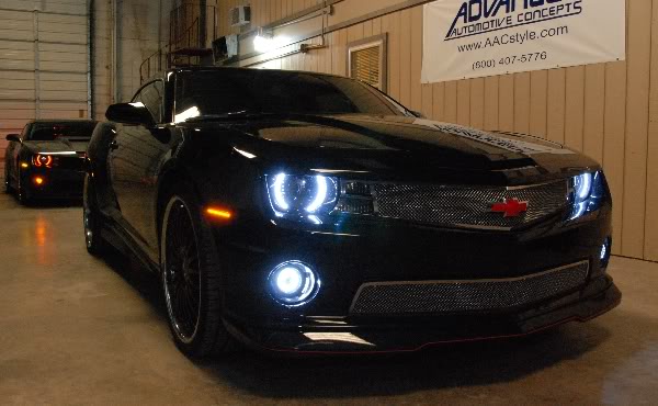 2010-13 Camaro Headlight Custom HALO Lighting Kit