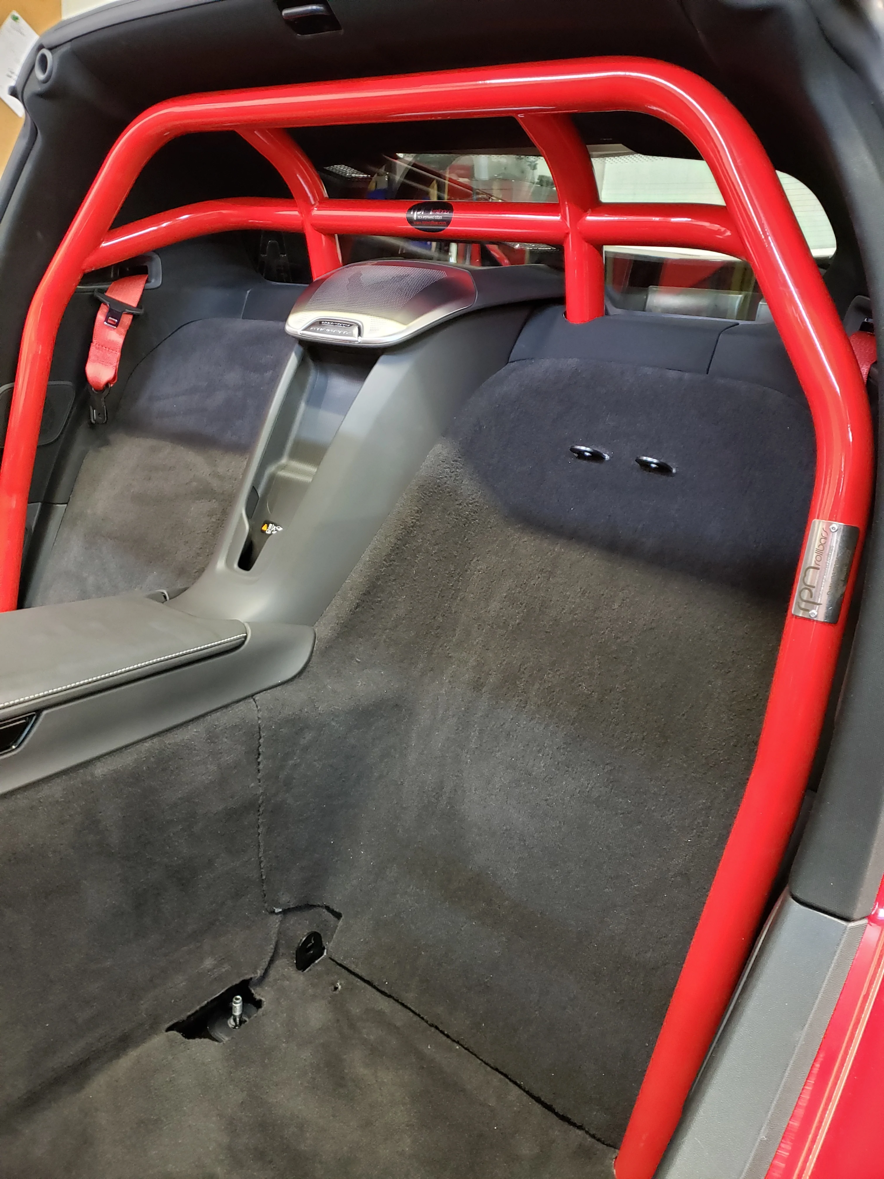 C8 Corvette Stingray  RPM Roll Bar, Coupe Only, With 4, 5, and 6 Point Options