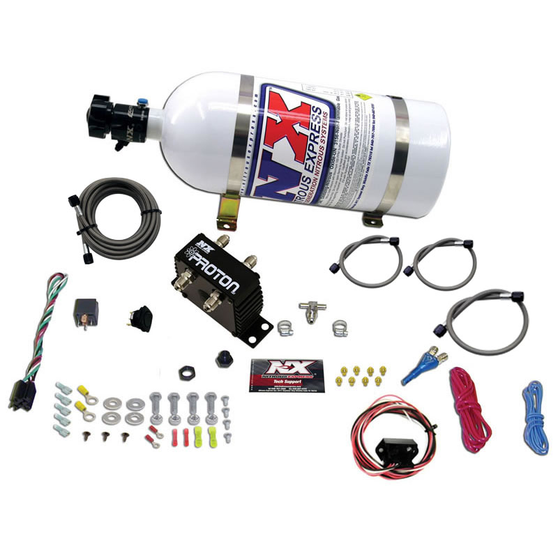 Corvette Nitrous Express Proton Plus Drive by Wiire Kit with 10 lbs Bottle Complete Wet Plate System