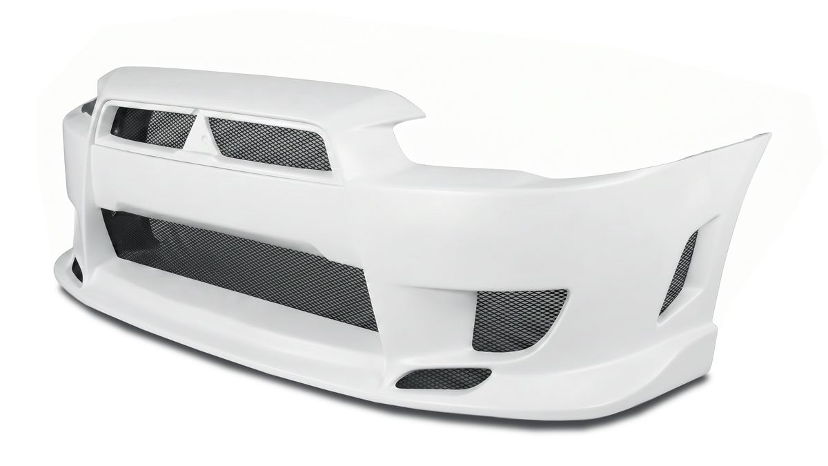 2008-2017 Mitsubishi Lancer Gralix C-1 Front Bumper Cover - 1 Piece