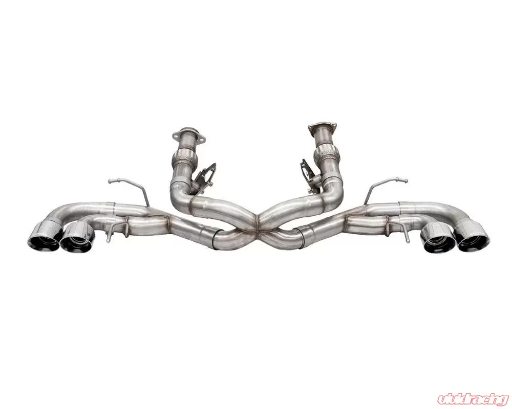 Corsa Track Series 3.0" Catback Exhaust w/ Twin 4.5" Polished Pro-Series Tips Chevrolet Corvette C8 6.2L V8 2020-2021