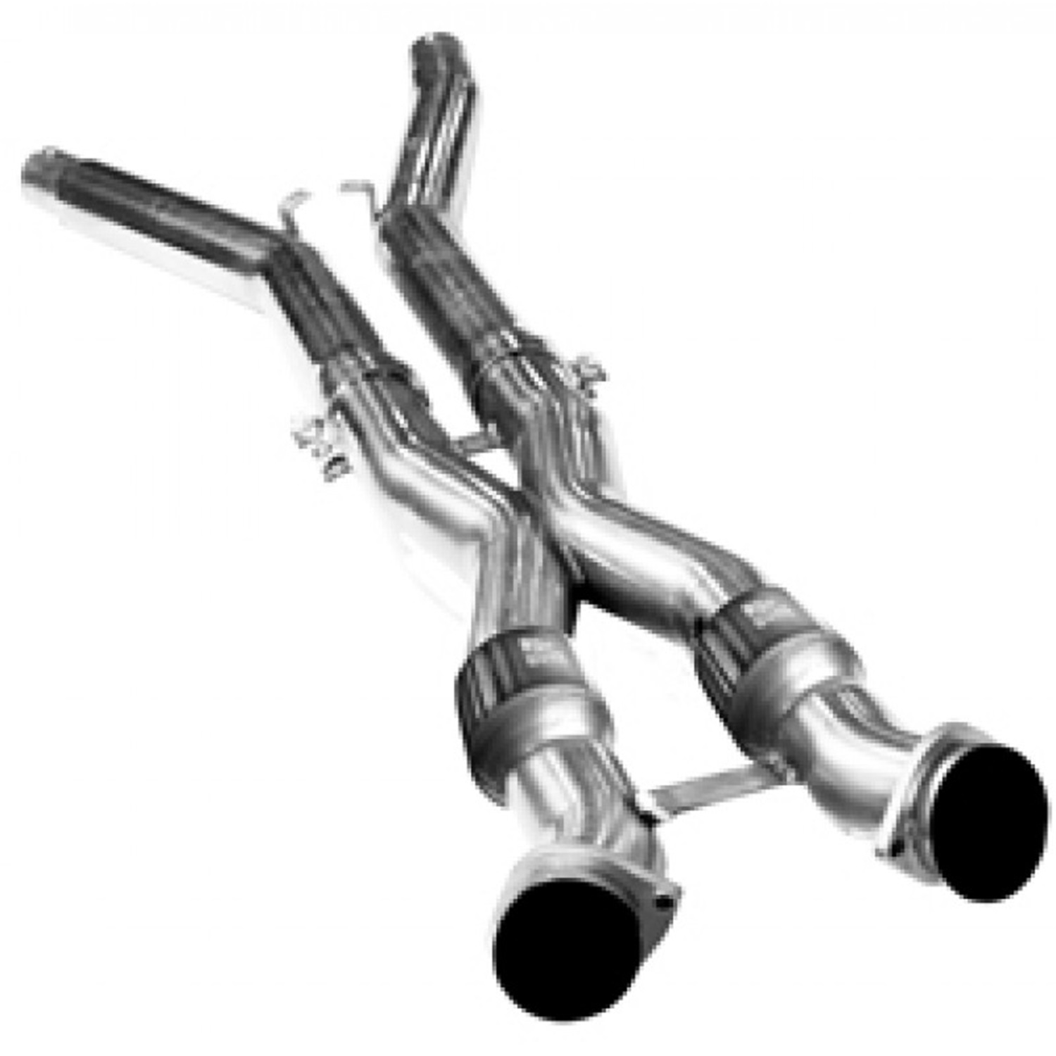 Catted X-Pipe 3 x 3" Connects To 2.5" OEM Style Exhaust Incl. 3 x 2.5" Mid-Pipes 05-08 Corvette C6 LS2/LS3 6.0L/6.2L