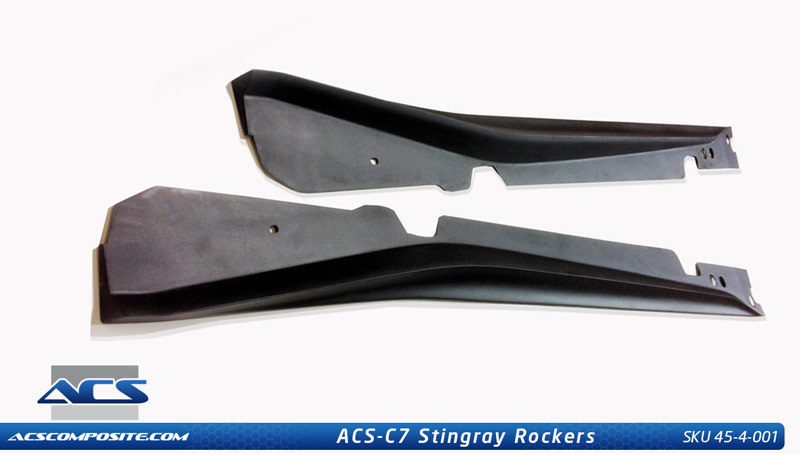 2014 C7 Corvette Stingray ACS Zero1 Side Rocker Skirt Package
