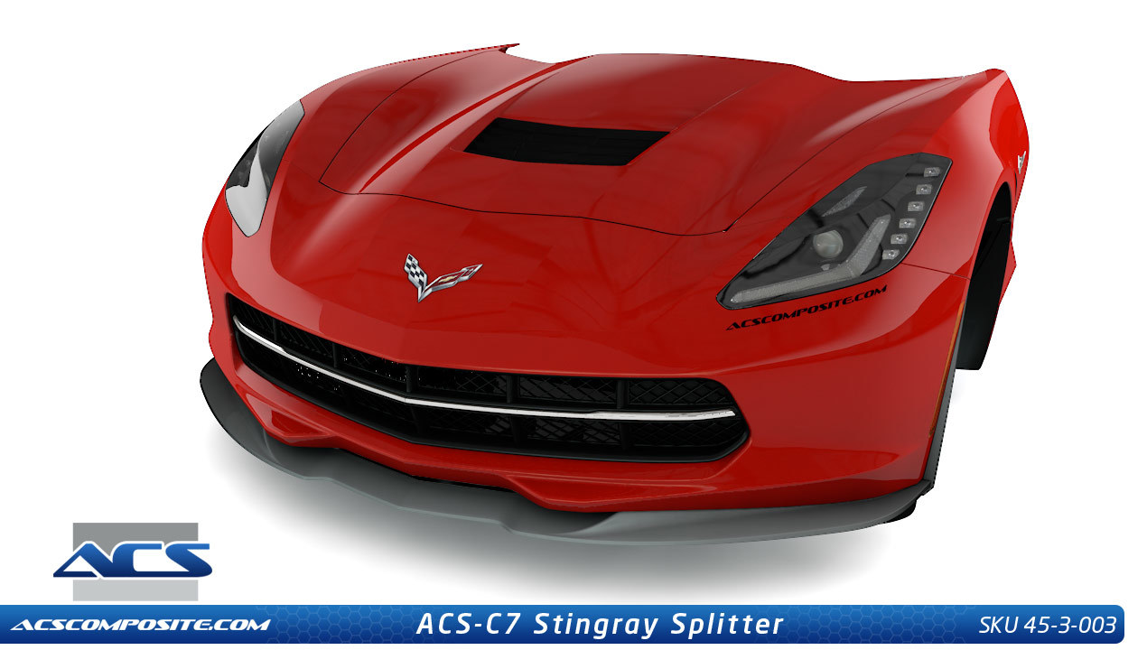 2014+ C7 Corvette Stingray ACS Front Splitter / Spoiler/ Undertray