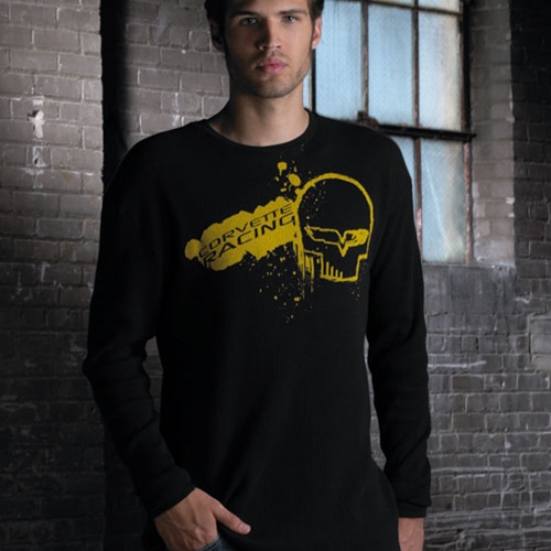 Corvette Racing "Jake" Long Sleeve Thermal - Black