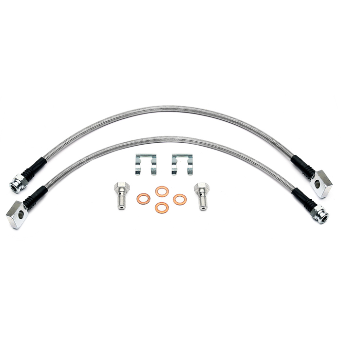 1997-2004 Corvette Wilwood Front Stainless Brake Line Kit Short