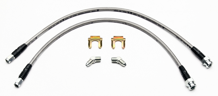 Wiwood Superlite 4R Caliper Rear Brake Lines Kit for C5 Corvette