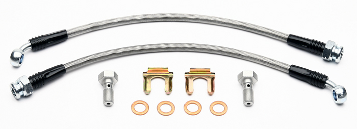 1988-1996 Corvette Wilwood Rear Stainless Brake Line Kit