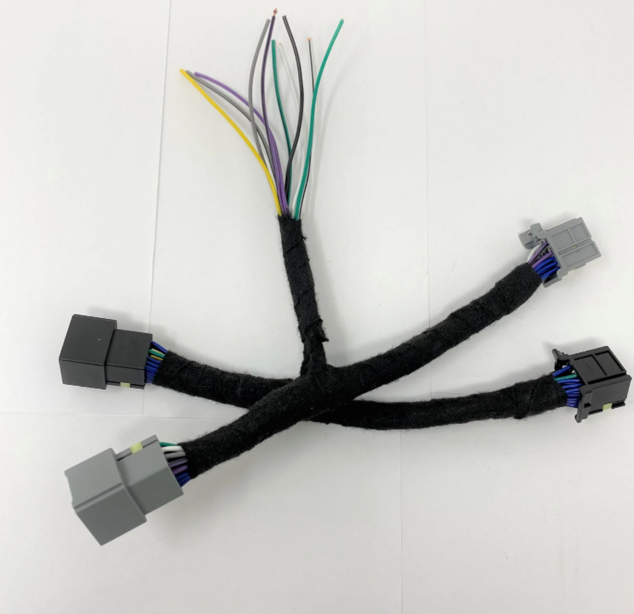 19-22+ Camaro Speaker Breakout Wire Harness,8" IOS/IOT Black + Gray Wires  Gen5DIY
