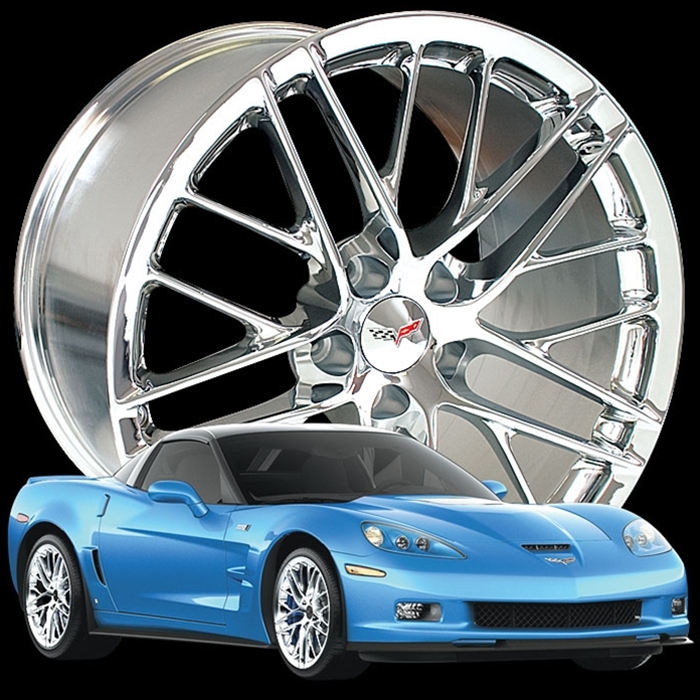 2009+ C6 ZR1 Corvette Reproduction Wheels : Chrome C5, C6, C6/Z06, ZR1, Grand Sport