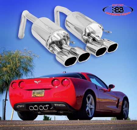 2005-2013 C6 B&B TriFlo Route 66 Exhaust System