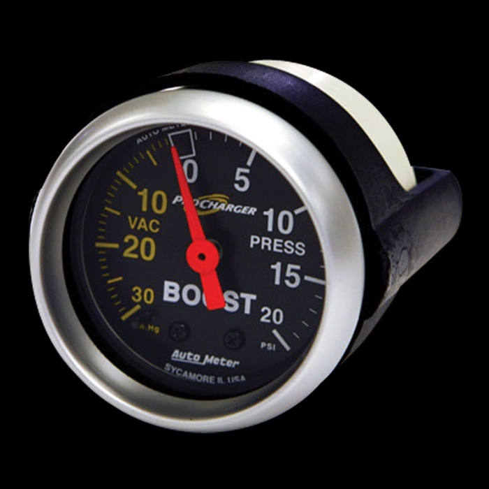 ProCharger - Auto Meter 20 PSI Boost Gauge, Universal Installation,  Corvette, Camaro, Mustang and others