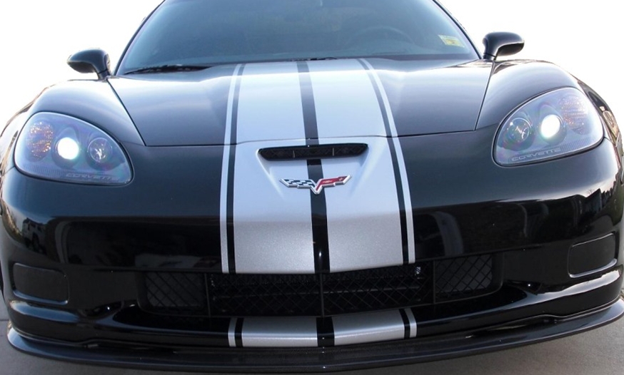 Corvette Blackout Kit - Acrylic Driving Light : C6/Z06 Corvette