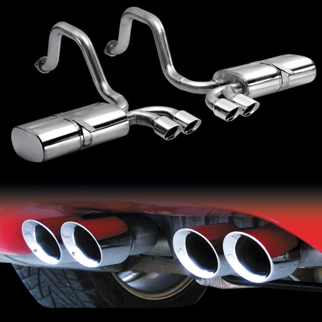 C5 Corvette 97-04 Corsa Indy Pace Car Muffler System ( Pro Series Tips )