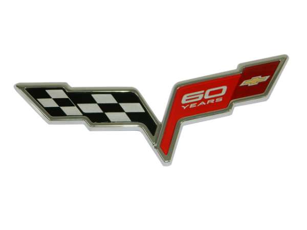 2013 C6 60th Anniversary Edition Rear Corvette Emblem all 05-13 GM OEM