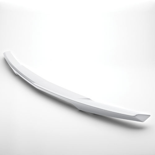 2014+ Corvette Stingray GM OEM Blade Spoiler Kit, Z51 Style, Painted Arctic White