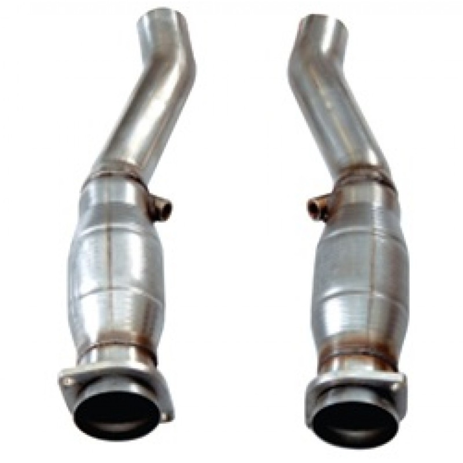 Connection Pipes 3 x 2.5" OEM Catted Connects To Factory Resonator Stainless Steel