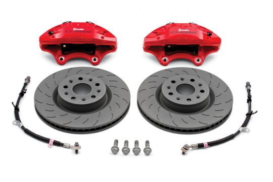 2016-2019 Camaro 6th Gen, GMPP Brembo Performance Front Brake Package Four-Piston Calipers, Camaro LS/LT