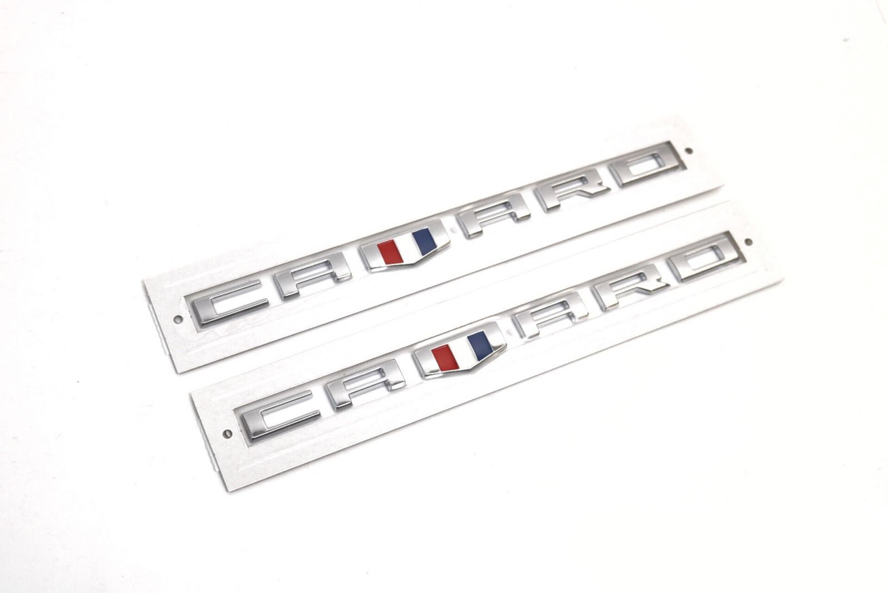 16-22+ Camaro Chrome Fender Emblems (Includes 2), GM OEM