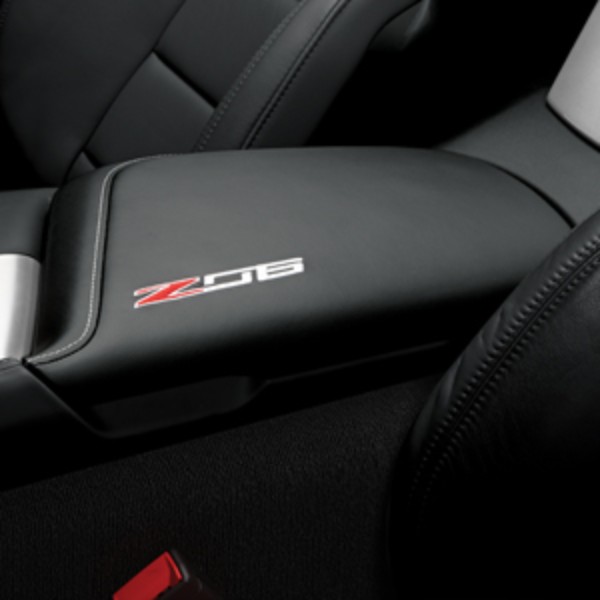 2015 Corvette Stingray Z06 Center Console Lid, Z06 Logo, Black