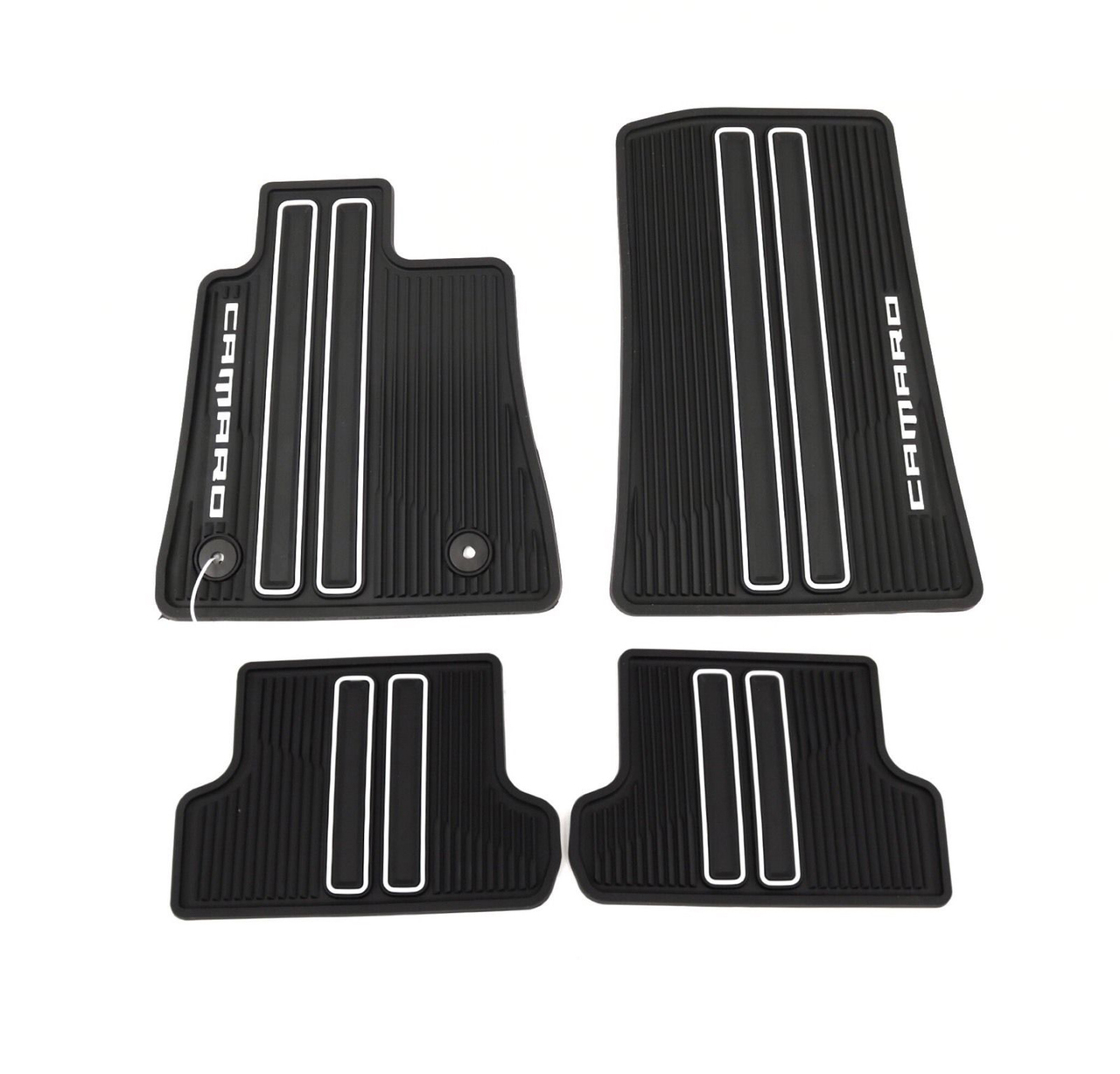 16-22+ Camaro Front & Rear All Weather Floor Mats, GM OEM