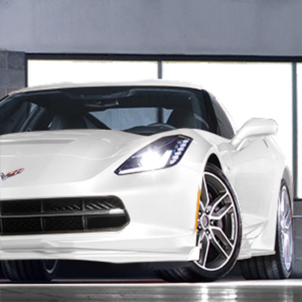 C7 Corvette Stingray, GM OEM Ground Effects Kit, White (G8G)