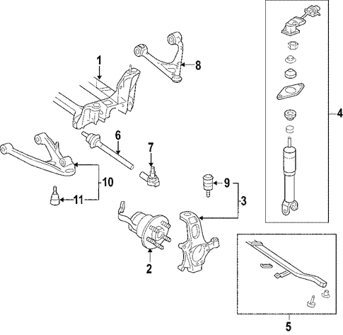 2005-2013 C6 Corvette with F55 Option RTD Real Time Dampening, FRONT Single Shock