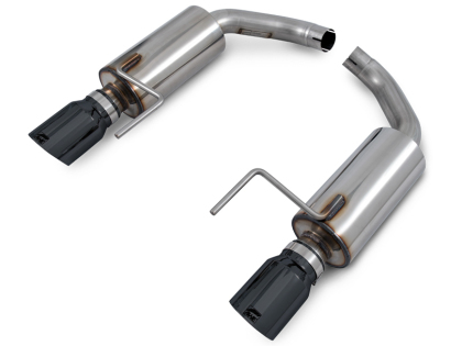 AWE Touring Edition Axle-back Exhaust for S550 Mustang EcoBoost - Diamond Black