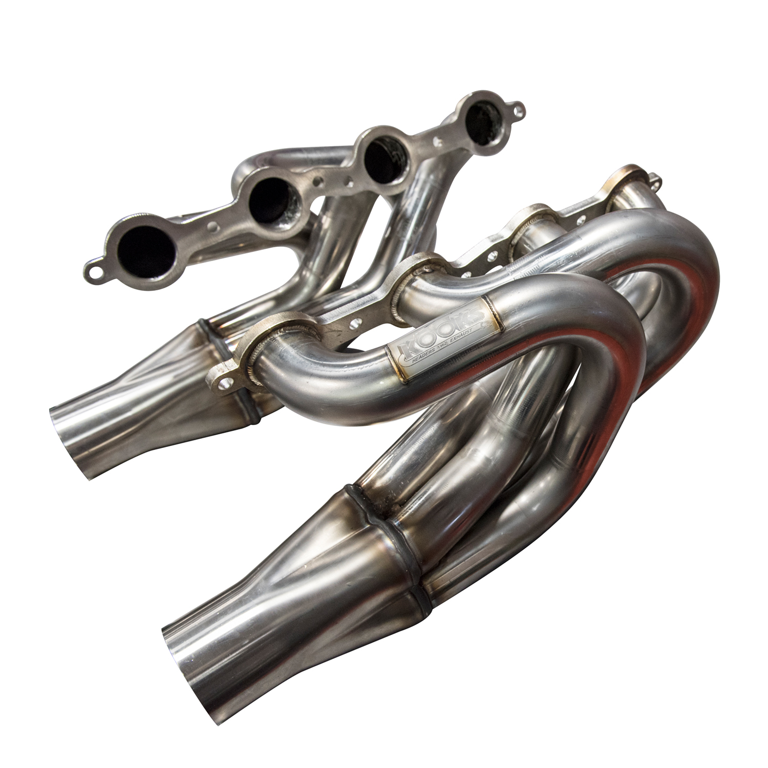 Stainless Steel Turbo Shorty Headers 1.875 x 3" Downswept 14 Gauge Stainless Steel