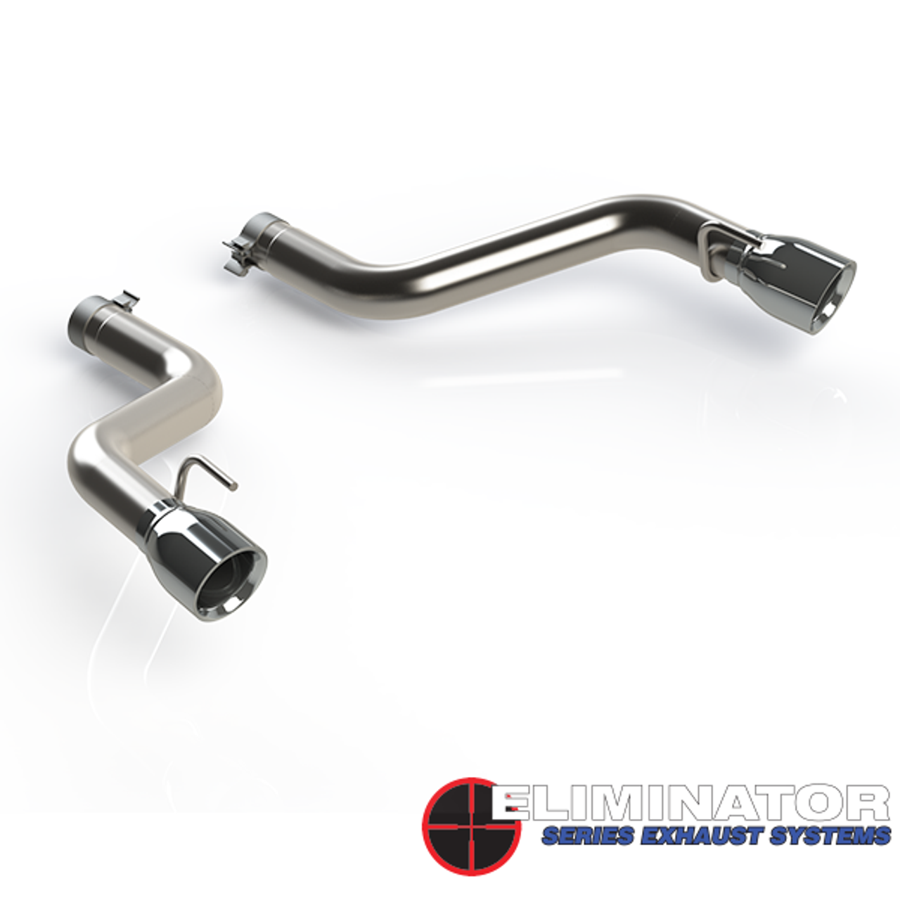 16-22+ Camaro SS Dual-Tip, Eliminator Axle Back Exhaust Polished Tips Kit, QTP
