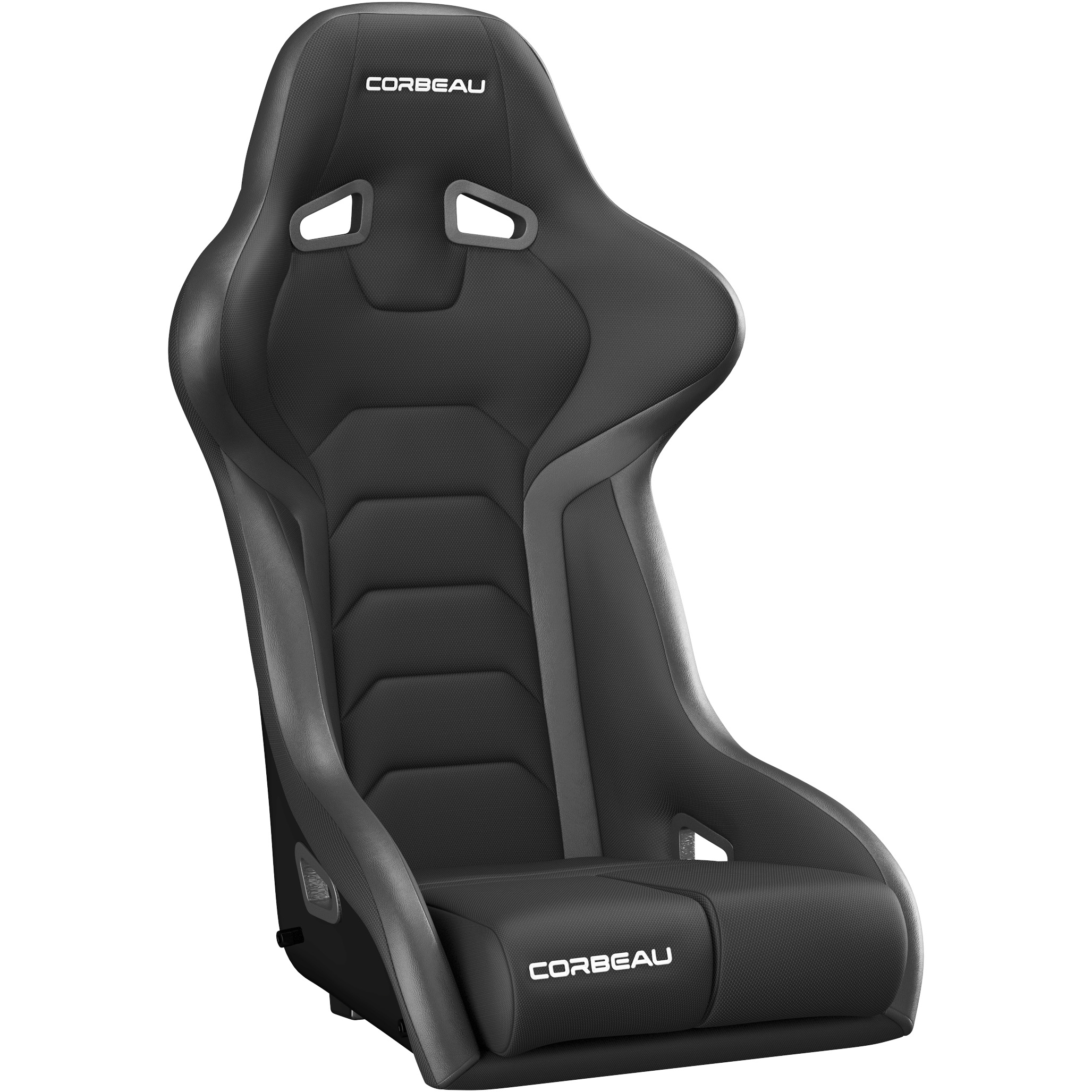 Corbeau FX1  Racing Seat, Black Cloth Wide, 29501W