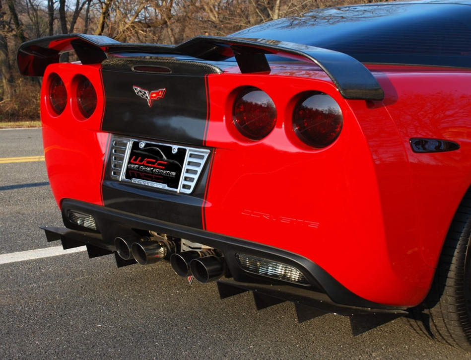 Corvette C6 all Models Rear Spoiler F1 Wing : 05-13 F1