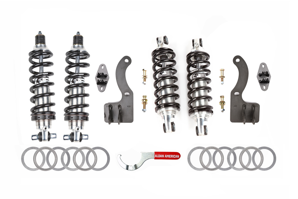 1988-1996 Corvette C4 Front & Rear Aldan SBC Single Adjustable Coilover Kit